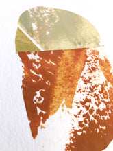 Load image into Gallery viewer, Seedling #21 - Framed 6"x9" Hand Painted Paper Collage