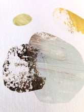 Load image into Gallery viewer, Seedling #13 - Framed 6"x9" Hand Painted Paper Collage