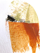 Load image into Gallery viewer, Seedling #11 - Framed 6"x9" Hand Painted Paper Collage