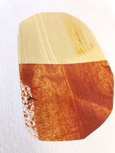 Load image into Gallery viewer, Seedling #19 - Framed 6"x9" Hand Painted Paper Collage