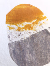 Load image into Gallery viewer, Seedling #3 - Framed 6"x9" Hand Painted Paper Collage