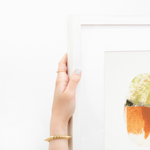 Load image into Gallery viewer, Seedling #11 - Framed 6"x9" Hand Painted Paper Collage