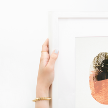 Load image into Gallery viewer, Seedling #14 - Framed 6"x9" Hand Painted Paper Collage