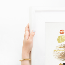 Load image into Gallery viewer, Seedling #15 - Framed 6"x9" Hand Painted Paper Collage