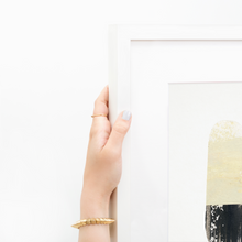 Load image into Gallery viewer, Seedling #16 - Framed 6"x9" Hand Painted Paper Collage