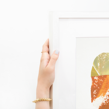 Load image into Gallery viewer, Seedling #21 - Framed 6"x9" Hand Painted Paper Collage