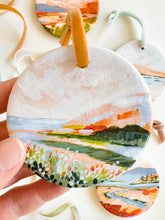 Load image into Gallery viewer, "Wildflower Cliffs" 2022 Landscape Ornament