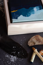 Load image into Gallery viewer, "Sea Level" original 5"x5" framed painting