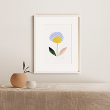 Load image into Gallery viewer, Seedling #12 - Framed 6"x9" Hand Painted Paper Collage