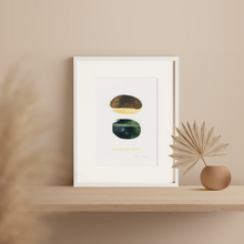 Load image into Gallery viewer, Seedling #7 - Framed 6"x9" Hand Painted Paper Collage