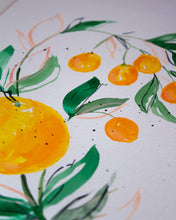 Load image into Gallery viewer, Citrus 8&quot; x 10&quot; Original Painting
