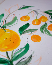 Load image into Gallery viewer, Citrus 8" x 10" Original Painting