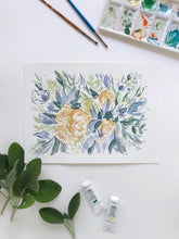 Load image into Gallery viewer, Softly Blooming 12&quot; x 9&quot; Original Painting

